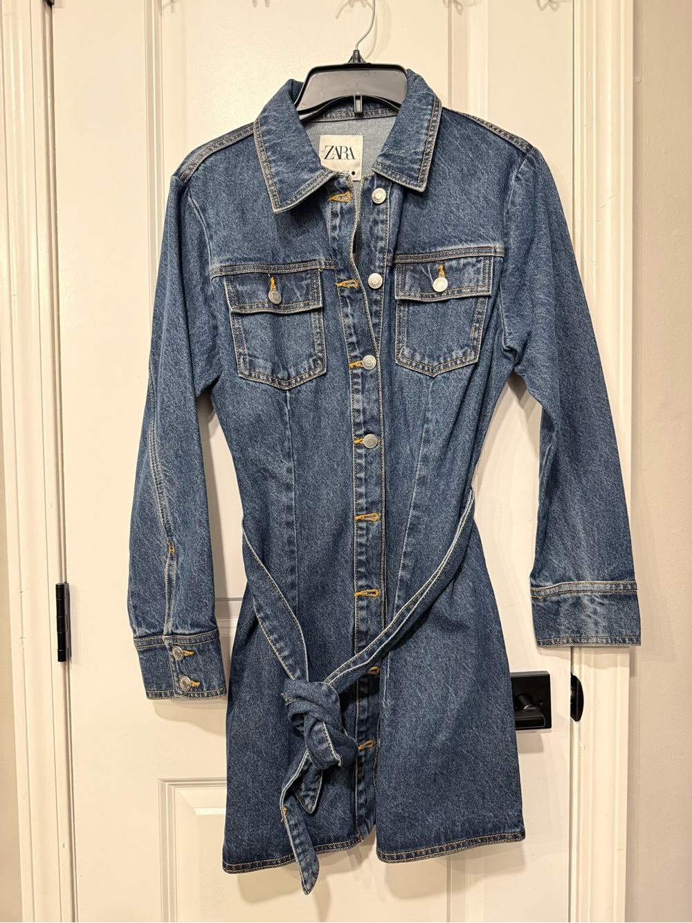 ZARA Blue Denim Dress